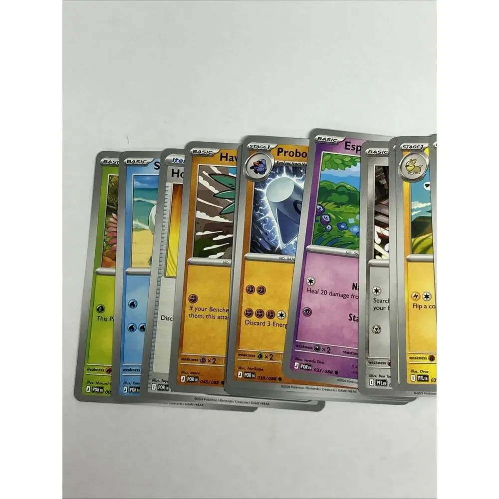 Lot Of 39 Pokemon Common Basic Playing Cards EXC NM